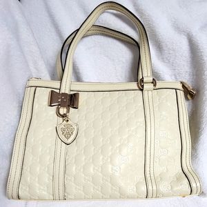 White Gucci bag